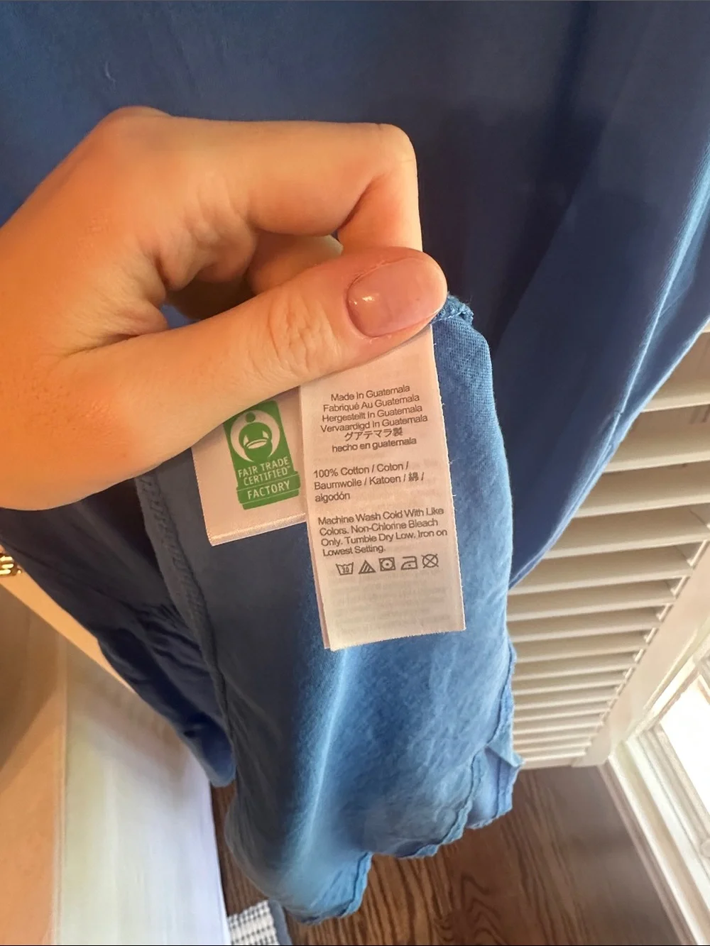 J. Crew Blue Tiered Short-Sleeve Knit Dress
